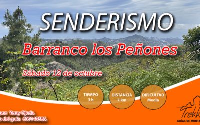 Senderismo por el barranco de Los Peñones